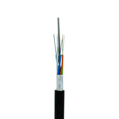 China Outdoor Armored GYTA 96 Aerial / Duct Fiber Optic Cable 72 48 36 24 12 Core Fiber Optic Cable 1KM Price for sale