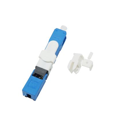 China FTTH -0.3DB Ftth High Level Fiber Optic Adapter SC UPC PC Fiber Optic Fast Connector SC UPC for sale