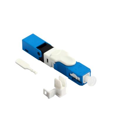 China FTTH SC UPC Fast Fiber Optic Connector Fiber Optic Fast Connector SC UPC 55H for sale