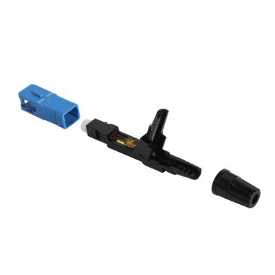 China FTTH Runzhou Fiber Optic Fast Conector Fiber Optic Ftth Sc/Apc Sc/Upc Fast Connector for sale