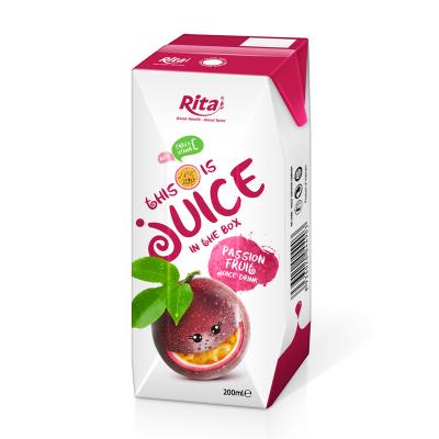 China RTS Rita Vietnam Passion Fruit Juice Normal Drink Kids PAK for sale