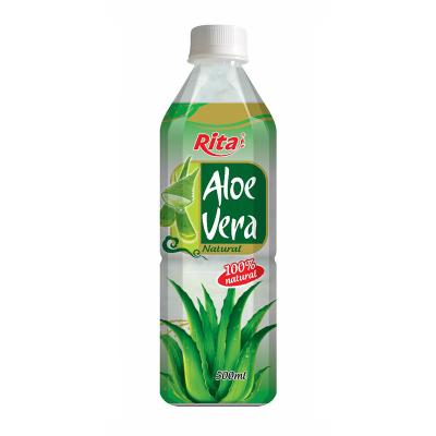 China Natural NFC 500ml PET Aloe Vera Drink Bottle Juice Drinks Healthy Aloe Vera Beverage for sale