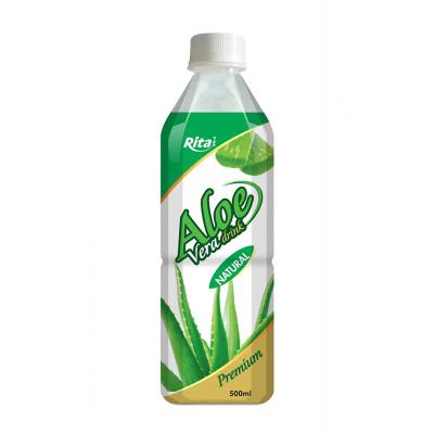 China Natural Aloe Vera Drinks Rita Manufacturer Vietnam 500ml PET Bottle Aloe Vera Drink With Pulp for sale