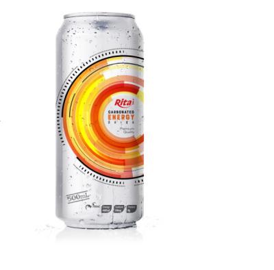 China Low Fat 500ml Canned Energy Drinks With Customized Flavor CO2 Drinks Energy for sale