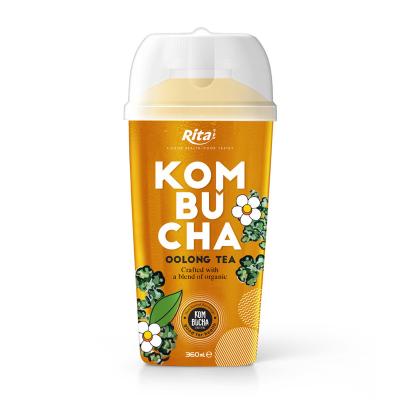 China Tea Drinks Vietnam Factory USA Process 360ml Bottled Healthy Kombucha Oolong Tea Infused Drinks for sale