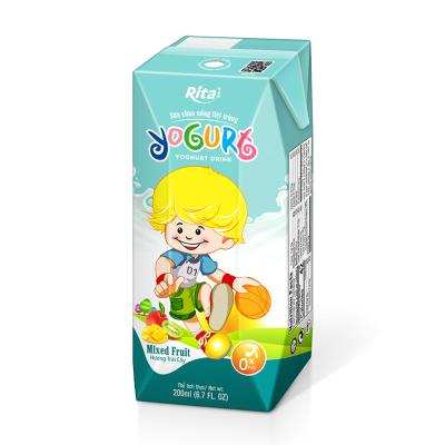 China Wholesale Yogurt Drink Mixed Fruit Flavor 3600T/Year for sale