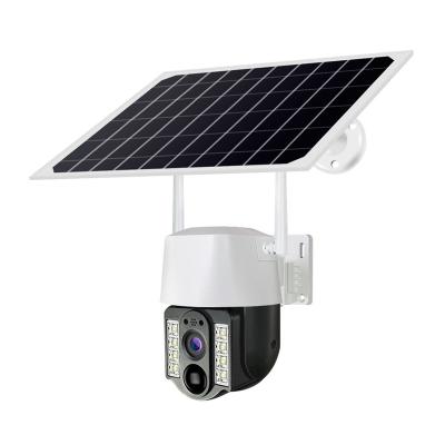 China Solar outdoor 4G/WIFI camera 360 degree cell phone remote home waterproof low power consumption net A1SC001 for sale