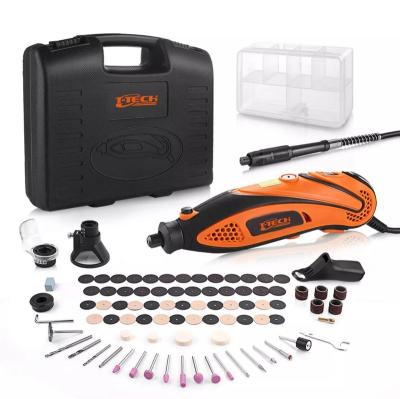 China Top Multifuction Tool Kit EU/ UK Top Quality Electric Rotary Mini Grinder Kit 10000-32000/min Power Engraving Drilling Tools 135W for sale