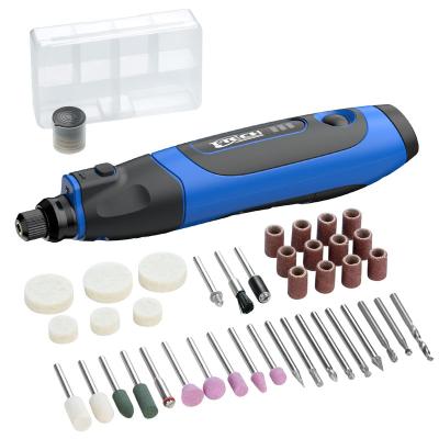 China Top Multifuction Tool Kit Factory Price Cordless Rotary Tool Portable 3.7V Mini Engraving Pen With 72 Pieces Rotary Accessory Kit for sale