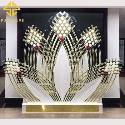 China Ornate Wedding Backdrop Fashionable Wedding Decorations PVC Backdrop Event Wedding Banquet for sale