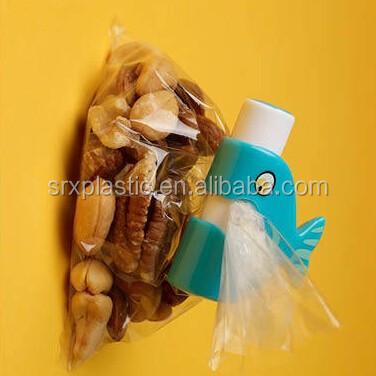 China Custom Viable Own Fish Shape Plastic Chip Roll Clip Chip Clip China Manufacturer for sale