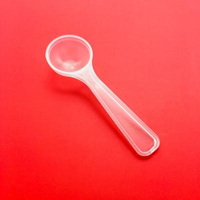 China Plastic Measuring Scoop 1ml 2ml 3ml 4ml Viable White Clear Spoon Salt Scoop Scoop Small Mini for sale