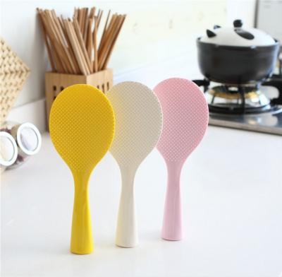 China Viable Creative Design Melamine Plastic Rice Scoop Colorful Melamine Scoop Cooking Scoop/Rice Serving For Kitchen Wedding for sale