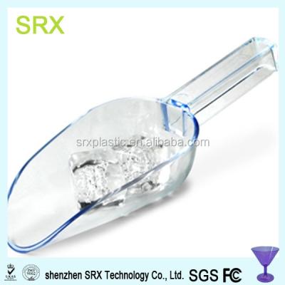 China Disposable Custom Plastic Ice Scoop Clear 7oz Drainer OEM Manufacturer for sale