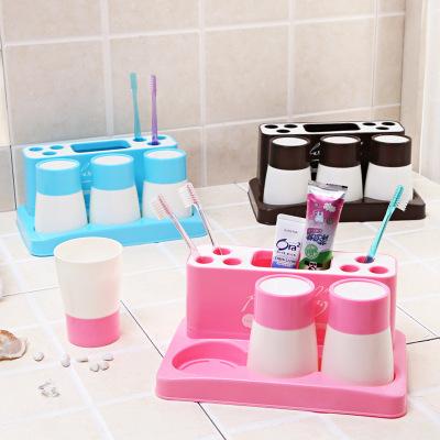 China Sustainable Custom Wall Mounted Toothbrush Holder Plastic for sale