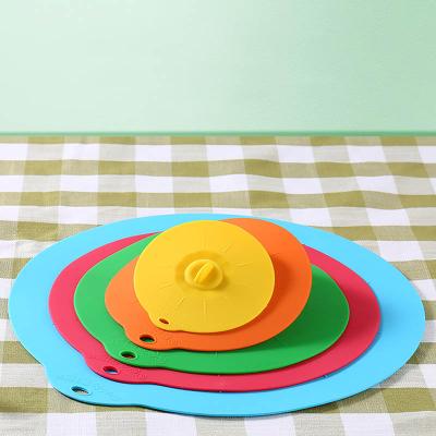 China Sustainable Cover Silicone Bowl Pan Pot Microwave Lid Wrap Kitchen Food Set 5 for sale