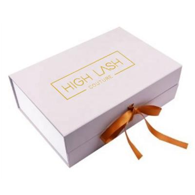 China PB-335 Logo PB-335 Gold Foil Ribbon Custom Handmade Luxury Soft Pink Magnetic Closure Bow Tie Rigid Recycled Cardboard Paper Package Gift Box for sale