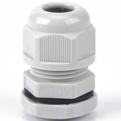 China Cable Manufacturer Supply Rohs Approved Common Plastic Cable Fitting Nylon M8 Cable Gland With Gasket for sale