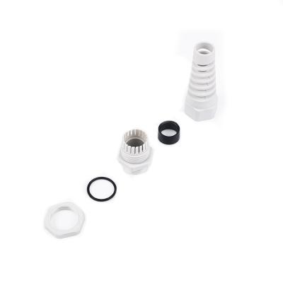 China PG/M Plastic Nylon Spiral Cable Glands Waterproof Dustproof IP68 Cable Gland for sale