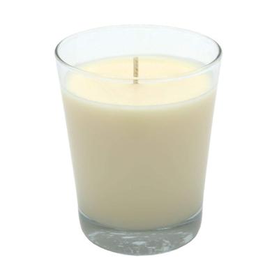 China Eco - Friendly Glass Promo Candle Jar White Scented For Soy Wax for sale