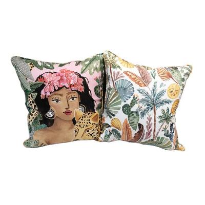 China Home 2021 New 19mm Silk Tending Custom Printed Pillow Case for sale