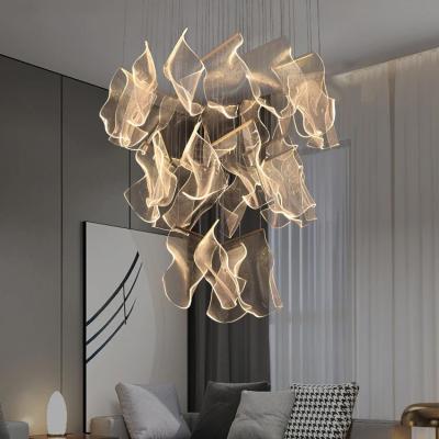 Κίνα Unique Design/High Quality DICKPO Custom Made Large Indoor Decoration Project Lamp Fixture Hotel Villa Modern Led Pendant Light Chandelier προς πώληση