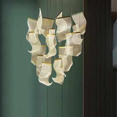 Κίνα Unique Design/High Quality DICKPO Modern Design Decoration Pendant Light Custom Large Lamp Project Lobby LED Hotel Chandelier προς πώληση