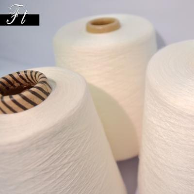 China Anti-bacteria 100% Dope Dyed Polyester Spun Yarn 30/1,40/1 Raw White Polyester Spun Yarn For Knitting And Weaving for sale