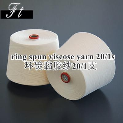 China Good Quality Porcelain Ring Spun /open End 100% Sustainable/Viscous Raw White MVS/Siro Yarn 30s/1 for Knitting and Weaving for sale