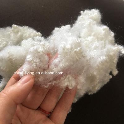 China 100%SEMI DULL Polyester Staple Fiber 1.2D 1.4D X 38MM Abrasion-Resistant JINGWEI BRAND for sale