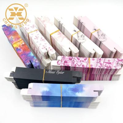 China New Recyclable Bulk Sales Spot Single Paper Pink Lipstick Box Small Cube Packing Boxes For Packiging Logo for sale