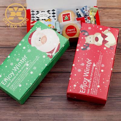 China Lovely Recyclable Red Ribbon Decoration 3D Play Box Kid Toys Decorative Christmas Gift Boxed With Lids for sale