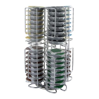 China Sustainable Coffee 64 Capsule Storage For Tassimo Coffee Pod Holder Tower Rack for sale