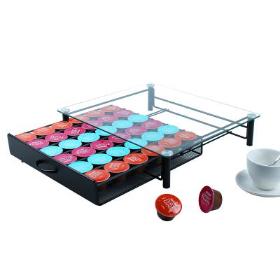 China Viable Dolce Enthusiasm Storage Cafissimo Pod Coffee Capsule Holder Drawer for sale