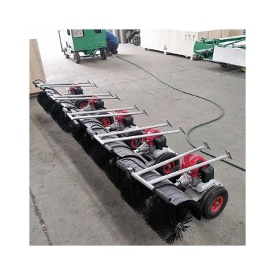 China Artificial turf field infill and maintenance work maker Price handle artificial grass maintain lawn combing machine for sale