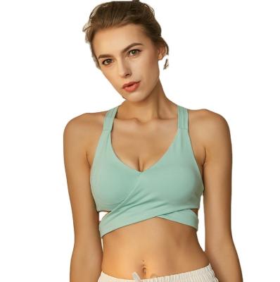 China Wholesale Factory Price Breathable Sports Bras For Women Yoga Bra Wireless Sports Running Bandage Underwear for sale