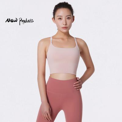 China Breathable Spaghetti Straps Tank Camisole Top Full Face Tank Top For Sports Yoga Sleep for sale