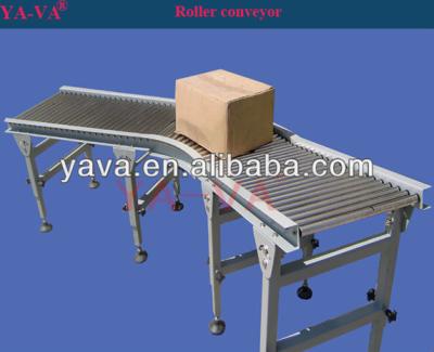 China Heavy Duty Oil YA-VA Power Rolling Conveyor Line , Electric Drive Chain Roller Conveyor System for sale