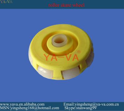 China Conveyor Components YA-VA Plastic Roller Conveyor Shoe Wheel For Conveyor Components for sale