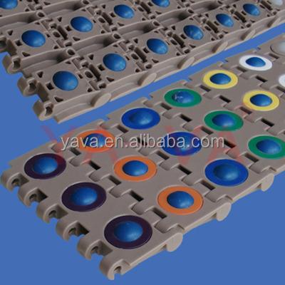 China Modular Conveyor System Plant Ball Bearing Belt Glass Ball Modular Conveyor Belt for sale