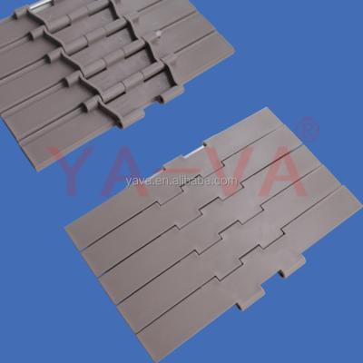 China 821 Slat Top Plastic Straight Running Chain Free Sample Cheap Price Conveyor Chain for sale