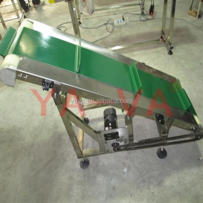 China 45 Degree Tilt Heat Resistant Adjustable Belt Conveyor For Material Handling / Incline Belt Conveyor for sale