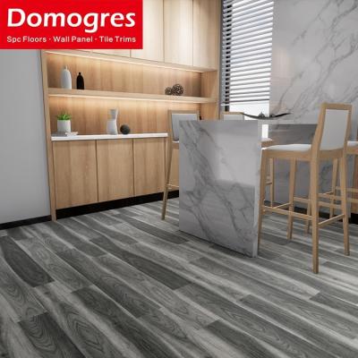 China Waterproof/Anti-Slip/Wear Resistant/Fire Retardant/Sound Barrier Wear Resistant Wholesale Wood Texture Grey Plank Pvc Lvt Spc Tile Vinyl Flooring Kitchen for sale