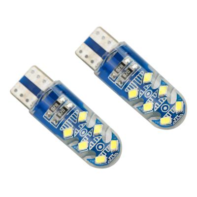 China 2016 EYE Canbus Factory Direct Selling Automotive T10 2016 EYE Bulb 12SMD Silicon Gel Dome Light Led Parking License Plate Lamp W5W for sale