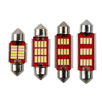 China Canbus No Error 12V-24V Festoon 3014 12SMD 31mm EYE 36mm 39mm 42mm For Car Bulb Interior Reading Light No Error C5W LED Dome Light for sale