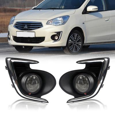 China WANTED Car Front Bumper Driving Fog Light Auto Lamp For Mitsubishi Attrage G4 2014-2018 Fog Lamp Auto Headlight Kit Assembly for sale