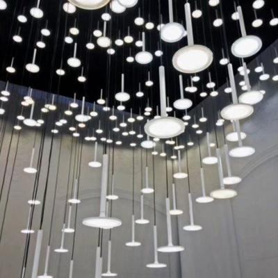 China New Design Hotel Lobby Modern Villa Decoration Acrylic Chandelier Custom Modern Led Pendant Light for sale