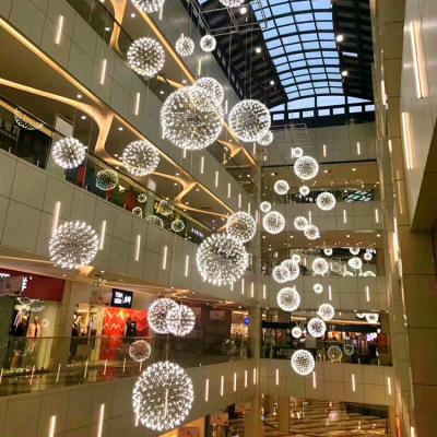 China Modern Professional Custom Project Decoration Lighting Mall Indoor Hotel Lobby Large Modern Chandelier for sale