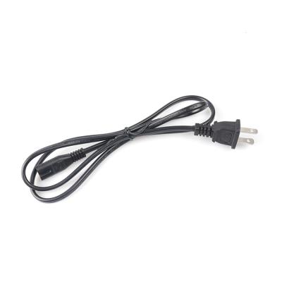 China Custom 125v Mains Home Appliance Cord 10 Amp 2 Pin Standard Plug Ac Power Supply Cords With Approval for sale