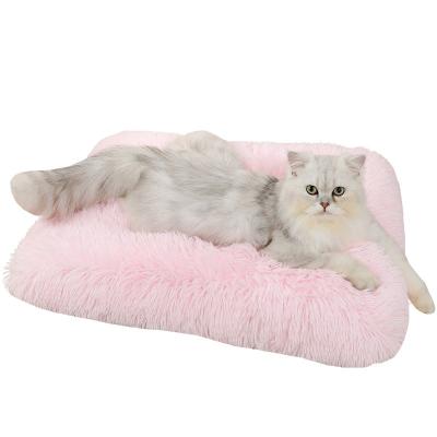 China Waterproof 2024 Hot Selling Large Designer Outdoor Large Dog Pet Beds Removable Cover Solid Square Dog Sofa Bed for sale